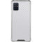White Carbon Fiber Specialty Texture Material Galaxy A51 5G Clear Case