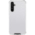 White Carbon Fiber Specialty Texture Material Galaxy A54 5G Clear Case