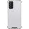 White Carbon Fiber Specialty Texture Material Galaxy A72 5G Clear Case