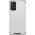White Carbon Fiber Specialty Texture Material Galaxy A72 5G Clear Case