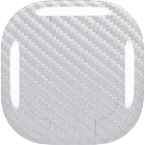 White Carbon Fiber Specialty Texture Material Galaxy Buds Live Skin