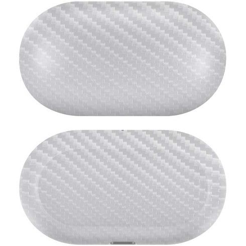 White Carbon Fiber Specialty Texture Material Galaxy Buds Plus Skin