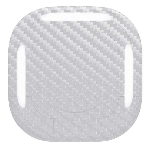 White Carbon Fiber Specialty Texture Material Galaxy Buds Pro Skin