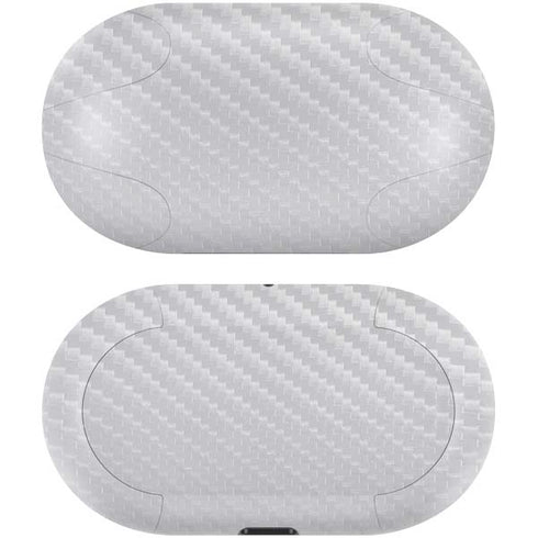 White Carbon Fiber Specialty Texture Material Galaxy Buds Skin