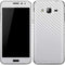 White Carbon Fiber Specialty Texture Material Galaxy J3 Skin