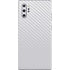 White Carbon Fiber Specialty Texture Material Galaxy Note 10 Plus Skin