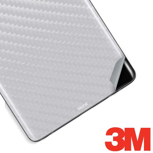 White Carbon Fiber Specialty Texture Material Galaxy Note 8 Skin