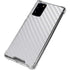 White Carbon Fiber Specialty Texture Material Galaxy Note20 5G Clear Case