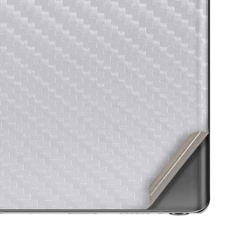 White Carbon Fiber Specialty Texture Material Galaxy Note20 5G Skin