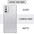 White Carbon Fiber Specialty Texture Material Galaxy Note20 5G Skin