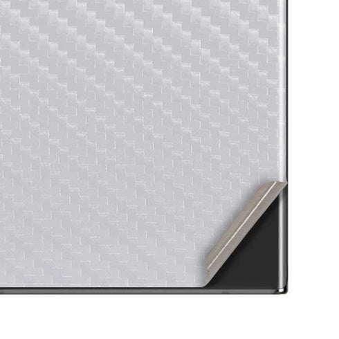 White Carbon Fiber Specialty Texture Material Galaxy Note20 Ultra 5G Skin