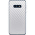 White Carbon Fiber Specialty Texture Material Galaxy S10e Skin