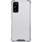 White Carbon Fiber Specialty Texture Material Galaxy S20 FE Clear Case