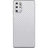 White Carbon Fiber Specialty Texture Material Galaxy S20 Plus Skin