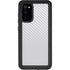 White Carbon Fiber Specialty Texture Material Galaxy S20 Waterproof Case