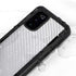 White Carbon Fiber Specialty Texture Material Galaxy S20 Waterproof Case