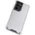 White Carbon Fiber Specialty Texture Material Galaxy S21 Ultra 5G Clear Case