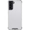 White Carbon Fiber Specialty Texture Material Galaxy S22 Clear Case