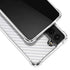 White Carbon Fiber Specialty Texture Material Galaxy S22 Clear Case