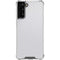 White Carbon Fiber Specialty Texture Material Galaxy S22 Plus Clear Case