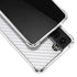 White Carbon Fiber Specialty Texture Material Galaxy S22 Plus Clear Case