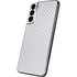 White Carbon Fiber Specialty Texture Material Galaxy S22 Plus Skin