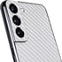 White Carbon Fiber Specialty Texture Material Galaxy S22 Plus Skin