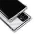 White Carbon Fiber Specialty Texture Material Galaxy S22 Ultra Clear Case