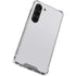 White Carbon Fiber Specialty Texture Material Galaxy S23 Clear Case