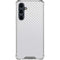 White Carbon Fiber Specialty Texture Material Galaxy S23 FE Clear Case