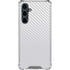 White Carbon Fiber Specialty Texture Material Galaxy S23 FE Clear Case