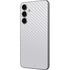 White Carbon Fiber Specialty Texture Material Galaxy S23 FE Skin