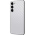 White Carbon Fiber Specialty Texture Material Galaxy S23 Plus Skin
