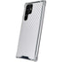 White Carbon Fiber Specialty Texture Material Galaxy S23 Ultra Clear Case