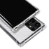 White Carbon Fiber Specialty Texture Material Galaxy S23 Ultra Clear Case