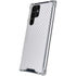 White Carbon Fiber Specialty Texture Material Galaxy S24 Ultra Clear Case