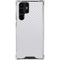 White Carbon Fiber Specialty Texture Material Galaxy S24 Ultra Clear Case