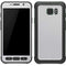 White Carbon Fiber Specialty Texture Material Galaxy S7 Active Skin