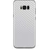 White Carbon Fiber Specialty Texture Material Galaxy S8 Skin