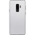 White Carbon Fiber Specialty Texture Material Galaxy S9 Plus Skin