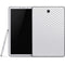 White Carbon Fiber Specialty Texture Material Samsung Galaxy Tab Skin