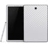 White Carbon Fiber Specialty Texture Material Samsung Galaxy Tab Skin