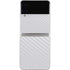 White Carbon Fiber Specialty Texture Material Galaxy Z Flip3 5G Skin