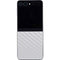 White Carbon Fiber Specialty Texture Material Galaxy Z Flip5 5G Skin