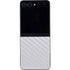 White Carbon Fiber Specialty Texture Material Galaxy Z Flip5 5G Skin