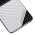 White Carbon Fiber Specialty Texture Material Galaxy Z Flip5 5G Skin