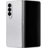 White Carbon Fiber Specialty Texture Material Galaxy Z Fold4 5G Skin