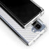 White Carbon Fiber Specialty Texture Material Galaxy Z Fold5 5G Clear Case