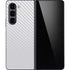 White Carbon Fiber Specialty Texture Material Galaxy Z Fold5 5G Skin
