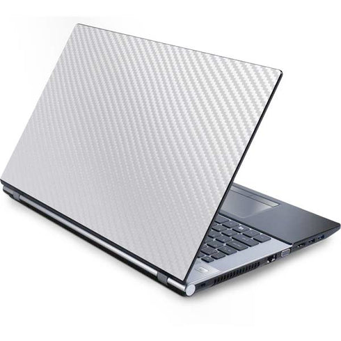 White Carbon Fiber Specialty Texture Material Generic Laptop Skin